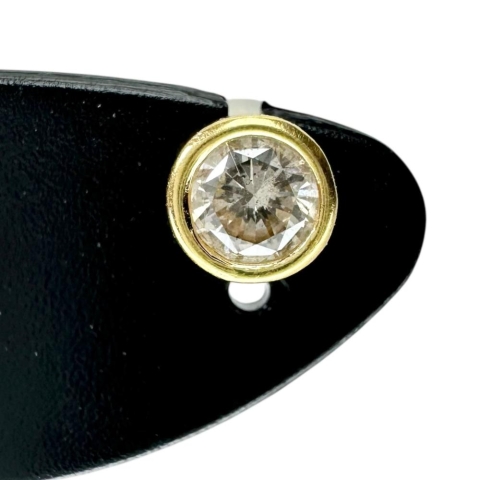 ダイヤモンド 0.15/0.15ct ピアス K18ゴールド 18金 1.0g レディース【中古】【真子質店】【NN】【IKY】