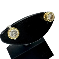 ダイヤモンド 0.15/0.15ct ピアス K18ゴールド 18金 1.0g レディース【中古】【真子質店】【NN】【IKY】