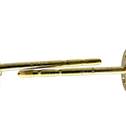ダイヤモンド 0.15/0.15ct ピアス K18ゴールド 18金 1.0g レディース【中古】【真子質店】【NN】【IKY】