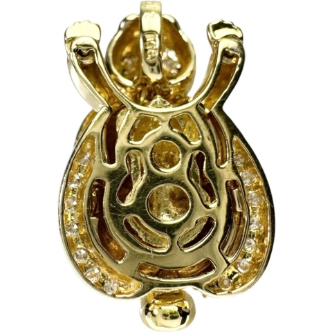 ウサギモチーフ うさぎ 兎 ダイヤモンド 0.12ct ペンダント