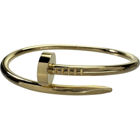 【CARTIER/カルティエ】 バングル ブレスレット ジュストアンクル クラシックモデル K18ゴールド 18金 32.0g 16cm 16 レディース【中古】【真子質店】【BL】【KSTx】