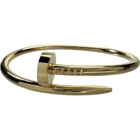 【CARTIER/カルティエ】 バングル ブレスレット ジュストアンクル クラシックモデル K18ゴールド 18金 32.0g 16cm 16 レディース【中古】【真子質店】【BL】【KSTx】