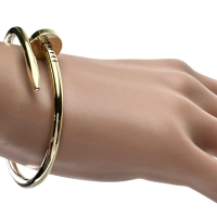 【CARTIER/カルティエ】 バングル ブレスレット ジュストアンクル クラシックモデル K18ゴールド 18金 32.0g 16cm 16 レディース【中古】【真子質店】【BL】【KSTx】