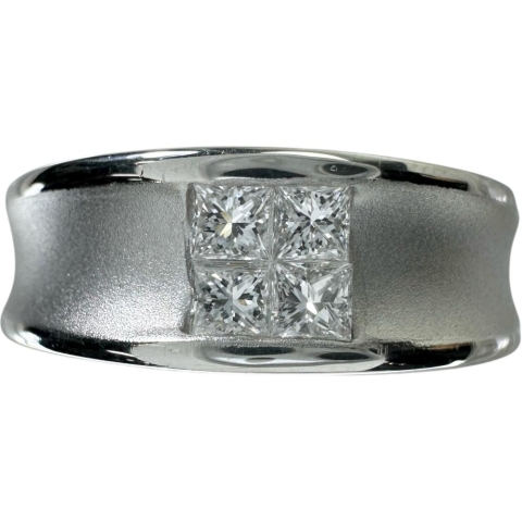 12.5号 ダイヤモンド 0.30ct リング・指輪 Pt900プラチナ 9.1g レディース【中古】【真子質店】【NN】【YYx】