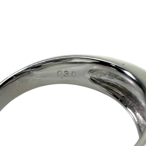 12.5号 ダイヤモンド 0.30ct リング・指輪 Pt900プラチナ 9.1g レディース【中古】【真子質店】【NN】【YYx】