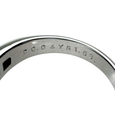 14.5号 グラデーションカラーサファイア 1.53ct ダイヤモンド 0.04ct リング・指輪 K18WGホワイトゴールド 18金 4.8g レディース【中古】【真子質店】【NN】【YxMo】