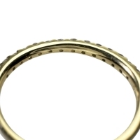 12号 ハーフエタニティ ダイヤモンド 0.30ct リング・指輪 K18ゴールド 18金 1.9g レディース【中古】【真子質店】【NN】【MaDI】