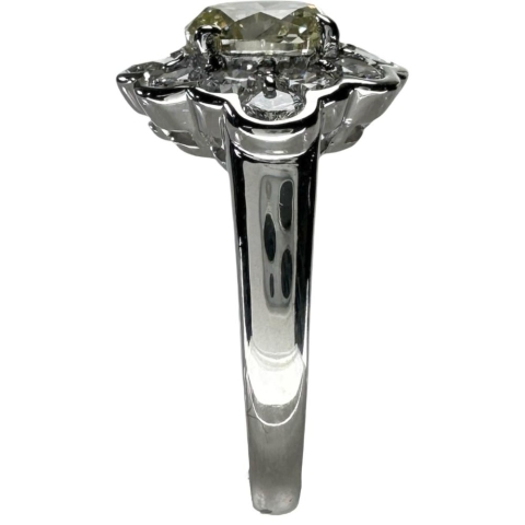 12号 ダイヤモンド(推定FLY-SI1程度） 1.078ct ダイヤモンド 0.88ct リング・指輪 Pt900プラチナ 5.5g レディース【中古】【真子質店】【NN】【IKYx】