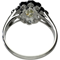 12号 ダイヤモンド(推定FLY-SI1程度） 1.078ct ダイヤモンド 0.88ct リング・指輪 Pt900プラチナ 5.5g レディース【中古】【真子質店】【NN】【IKYx】