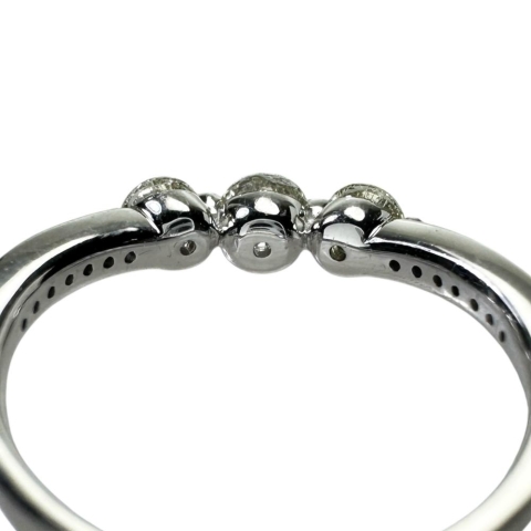 10号 ダイヤモンド 0.31ct ダイヤモンド 0.197ct ダイヤモンド 0.07ct リング・指輪 Pt900プラチナ 3.6g レディース【中古】【真子質店】【NN】【MaSY】