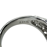 12号 パライバトルマリン 0.24ct リング・指輪 Pt900プラチナ 10.2g レディース【中古】【真子質店】【NN】【KST】