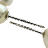 アコヤ真珠 4.0～5.2mm ピアス K14WGホワイトゴールド 14金 1.8g レディース【中古】【真子質店】【NN】【MoMo】