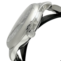 【LONGINES/ロンジン】 L2.708.4.51.6 マスターコレクション パワーリザーブ 保証書/ギャラ/箱付 腕時計 ステンレススチール 自動巻き/オートマ ブラック文字盤/シルバーバンド メンズ【中古】【真子質店】【GD】【IIxx】