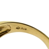 11号 サファイア 計0.89ct ダイヤモンド 計0.07ct リング・指輪 K18ゴールド 18金 4.8g レディース【中古】【真子質店】【NN】【MoTx】