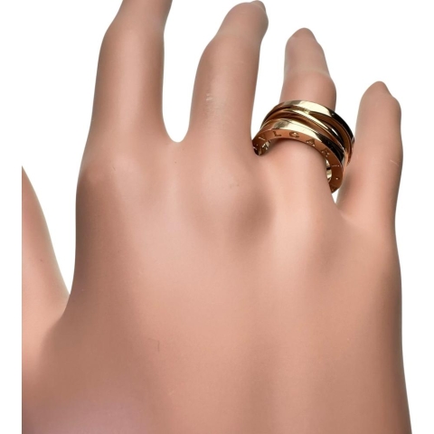 11.5号【BVLGARI/ブルガリ】 リング・指輪 B-ZERO1 デザインレジェンド K18PGピンクゴールド 18金 9.0g 52 レディース【中古】【真子質店】【BL】【IDMox】