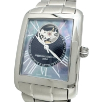【FREDERIQUE CONSTANT/フレデリック・コンスタント】 クラシックカレ ハートビート FC-310MPN4S36 腕時計 ステンレススチール/シェル 自動巻き/オートマ ブルーシェル文字盤/シルバーバンド メンズ【中古】【真子質店】【GD】【SSx】