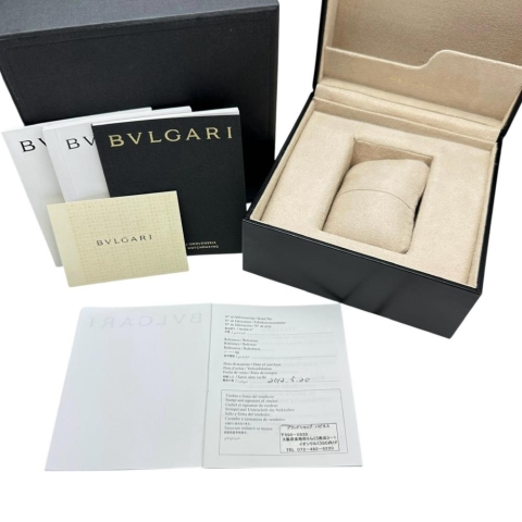 【BVLGARI/ブルガリ】 ディアゴノ タキメトリック CH40STA 腕時計 ステンレススチール 自動巻き/オートマ ホワイト文字盤/シルバーバンド メンズ【中古】【真子質店】【GD】【IMiMaK】