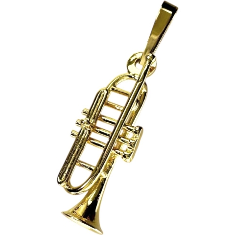 【UNOAERRE/ウノアエレ】 ペンダントトップ トランペット K18ゴールド 18金 2.0g レディース【中古】【真子質店】【BL】【TSK】【ex】