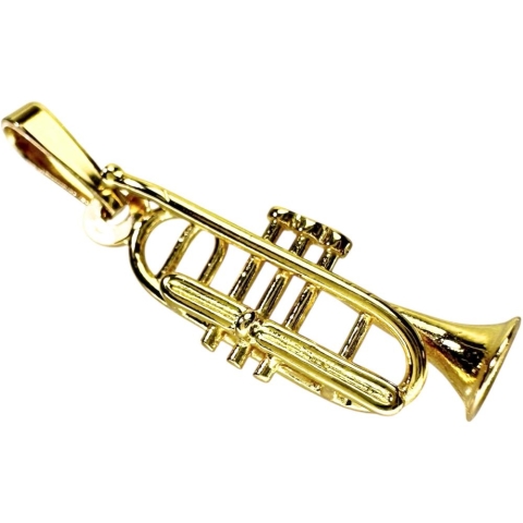 【UNOAERRE/ウノアエレ】 ペンダントトップ トランペット K18ゴールド 18金 2.0g レディース【中古】【真子質店】【BL】【TSK】【ex】