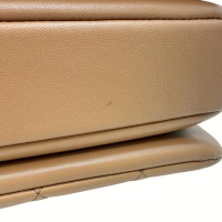 【CHANEL/シャネル】 トレンディCC トップハンドル 2WAYショルダーバッグ  シリアルプレート有 ハンドバッグ レザー ベージュ レディース【中古】【真子質店】【BL】【YIxx】