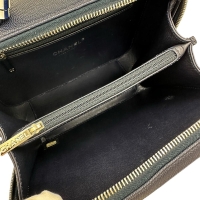 【CHANEL/シャネル】 CCフィリグリー カード/シール有 チェーンショルダー バニティ ハンドバッグ キャビアスキン ネイビー/ホワイト レディース【中古】【真子質店】【BL】【MaMoxx】