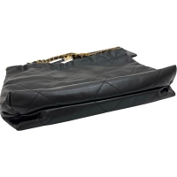 【CHANEL/シャネル】 CHANEL22 スモール チェーンワンショルダー AS3260 シリアルプレート有 ショルダーバッグ レザー ブラック レディース【中古】【真子質店】【BL】【YKTI】