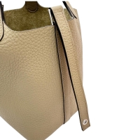 【HERMES/エルメス】 ピコタンロックPM ハンドバッグ B刻印（2023年） トリヨンクレマンス/レザー ベージュマルファ レディース【中古】【真子質店】【BL】【DKKD】