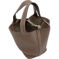 【HERMES/エルメス】 ピコタンロックPM ハンドバッグ トリヨンクレマンス/レザー エトゥープ レディース【中古】【真子質店】【BL】【DSMox】