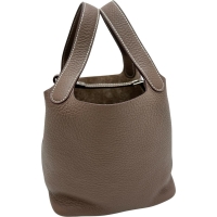 【HERMES/エルメス】 ピコタンロックPM ハンドバッグ トリヨンクレマンス/レザー エトゥープ レディース【中古】【真子質店】【BL】【DSMox】