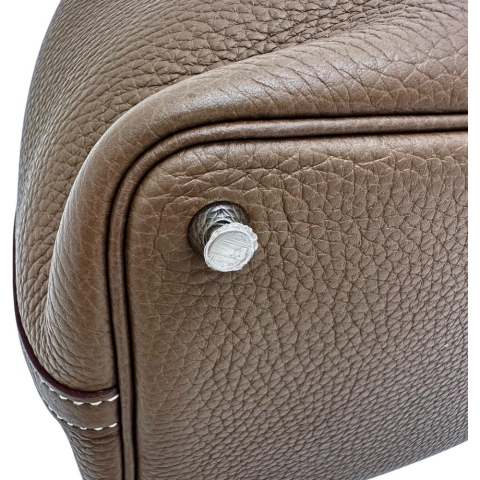 【HERMES/エルメス】 ピコタンロックPM ハンドバッグ トリヨンクレマンス/レザー エトゥープ レディース【中古】【真子質店】【BL】【DSMox】