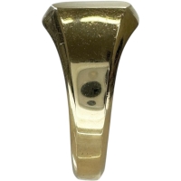 21号 印台 メンズOK リング・指輪 K18ゴールド 18金 10.5g レディース【中古】【真子質店】【BL】【ITMix】【ex】