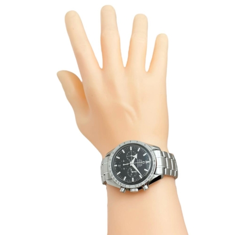 【OMEGA/オメガ】 スピードマスター ブロードアロー 3551.50 箱/保有り 腕時計 ステンレススチール 自動巻き/オートマ ブラック文字盤/シルバーベルト メンズ【中古】【真子質店】【BL】【MaKMiD】