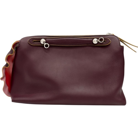 【FENDI/フェンディ】 バイザウェイ ラージ 8BL125 2WAY ハンドバック ショルダーバッグ レザー ボルドーワインレッド レディース【中古】【真子質店】【BL】【Yxx】