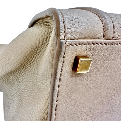 【CELINE/セリーヌ】 ラゲージ ファントム トートバッグ ハンドバッグ レザー ベージュ レディース【中古】【真子質店】【BL】【Yxx】