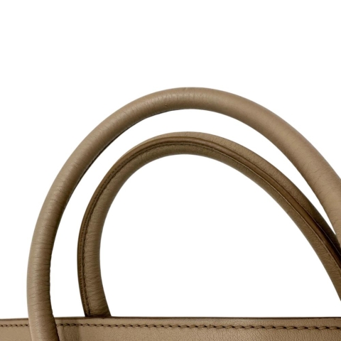 【CELINE/セリーヌ】 ラゲージ ファントム トートバッグ ハンドバッグ レザー ベージュ レディース【中古】【真子質店】【BL】【Yxx】