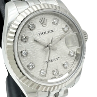 【ROLEX/ロレックス】 デイトジャスト  179173G 箱有 腕時計 ステンレススチール/WG 自動巻き/オートマ V番(2009年) シルバーコンピューター文字盤/シルバーベルト レディース【中古】【真子質店】【BL】【YMixx】【ex】
