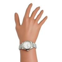 【ROLEX/ロレックス】 デイトジャスト  179173G 箱有 腕時計 ステンレススチール/WG 自動巻き/オートマ V番(2009年) シルバーコンピューター文字盤/シルバーベルト レディース【中古】【真子質店】【BL】【YMixx】【ex】