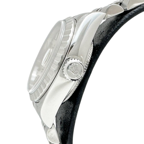 【ROLEX/ロレックス】 オイスターパーペチュアルデイト 69240 保有り 腕時計 ステンレススチール 自動巻き/オートマ T番(1996年) シルバー文字盤/シルバーベルト レディース【中古】【真子質店】【BL】【MaMoTx】【ex】