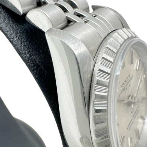 【ROLEX/ロレックス】 オイスターパーペチュアルデイト 69240 保有り 腕時計 ステンレススチール 自動巻き/オートマ T番(1996年) シルバー文字盤/シルバーベルト レディース【中古】【真子質店】【BL】【MaMoTx】【ex】