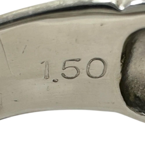 13号 ダイヤモンド 1.50ct リング・指輪 Pt900プラチナ 10.4g レディース【中古】【真子質店】【NN】【KDx】