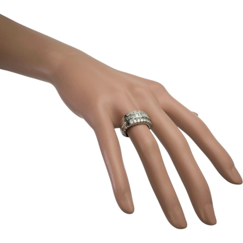 13号 ダイヤモンド 1.50ct リング・指輪 Pt900プラチナ 10.4g レディース【中古】【真子質店】【NN】【KDx】