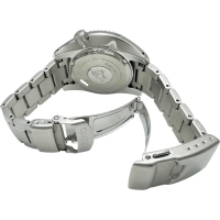 【SEIKO/セイコー】 プロスペックス スモウ SBPK001(5K65-0AA0) ソーラークオーツ GMT 保証書/ギャラ/箱付き 腕時計 ステンレススチール ソーラー グリーン文字盤/シルバーベルト メンズ【中古】【真子質店】【GD】【DSMo】