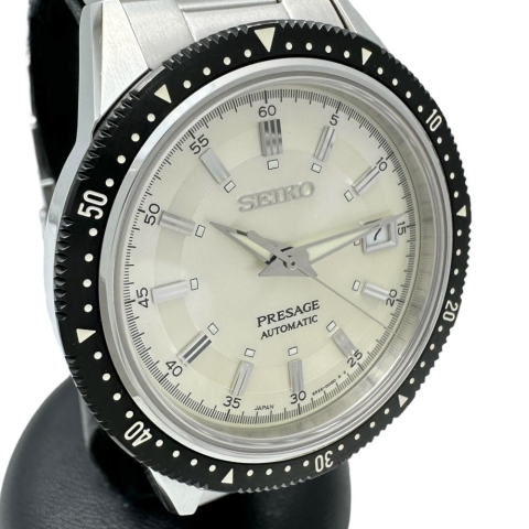 【SEIKO/セイコー】 プレサージュ 6R35-00J0 限定1964本 腕時計 ステンレススチール 自動巻き/オートマ シルバー文字盤/シルバーベルト メンズ【中古】【真子質店】【GD】【DIMi】