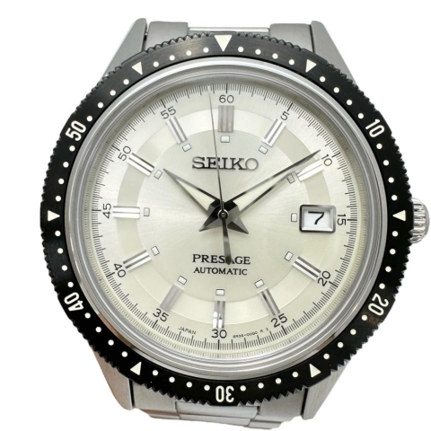 【SEIKO/セイコー】 プレサージュ 6R35-00J0 限定1964本 腕時計 ステンレススチール 自動巻き/オートマ シルバー文字盤/シルバーベルト メンズ【中古】【真子質店】【GD】【DIMi】