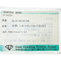 ルベライトトルマリン 26.32ct ダイヤモンド 0.20ct ペンダントトップ K18WGホワイトゴールド 18金 10.0g レディース【中古】【真子質店】【NN】【IMoIMi】