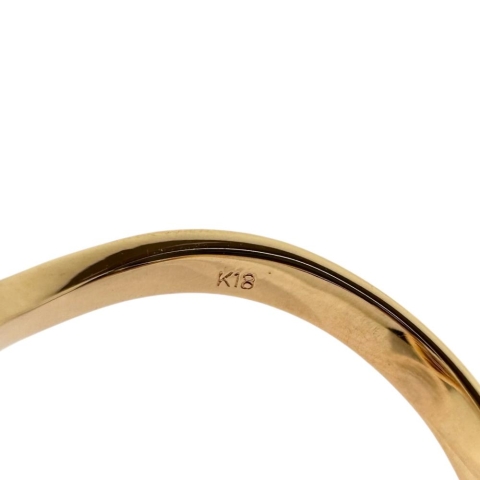 12号 アメジスト 計3.26ct ダイヤモンド 計0.55ct リング・指輪 K18ゴールド 18金 6.8g レディース【中古】【真子質店】【NN】【SSx】
