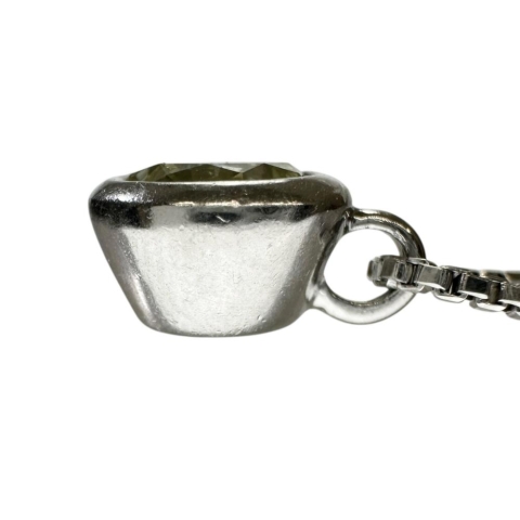 ダイヤモンド【推定FLY-I1-GD】 1.23ct ネックレス Pt850プラチナ 5.7g 40.5cm レディース【中古】【真子質店】【NN】【IIMaMa】