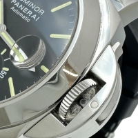【PANERAI/パネライ】 ルミノール マリーナ パワーリザーブ PAM01090 腕時計 ステンレススチール/ラバー 自動巻き/オートマ S番（2016年） ブラック文字盤/ブラックラバーベルト メンズ【中古】【真子質店】【GD】【DTYMi】
