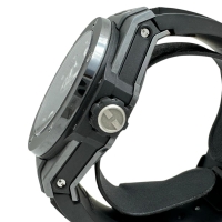【HUBLOT/ウブロ】 ビックバン メカ10 ブラックマジック 414.CL.1123.RX 保証書/ギャラ/箱付き スケルトン 10デイズ ロングパワーリザーブ 腕時計 セラミック/ラバー 手巻き ブラック文字盤/ブラックラバーベルト メンズ【中古】【真子質店】【BL】【IIMoMox】
