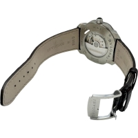 【BVLGARI/ブルガリ】 オクト OC41S 保証書/ギャラ/箱付 裏スケルトン 腕時計 ステンレススチール/レザー 自動巻き/オートマ ダークブラウン文字盤/ブラウンレザー メンズ【中古】【真子質店】【BL】【MaxID】